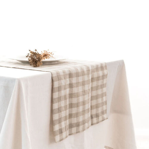 Home Lab 100% French Linen Table Runner 40x180cm